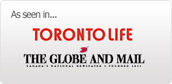 As seen in The Globe and Mail and Toronto Life